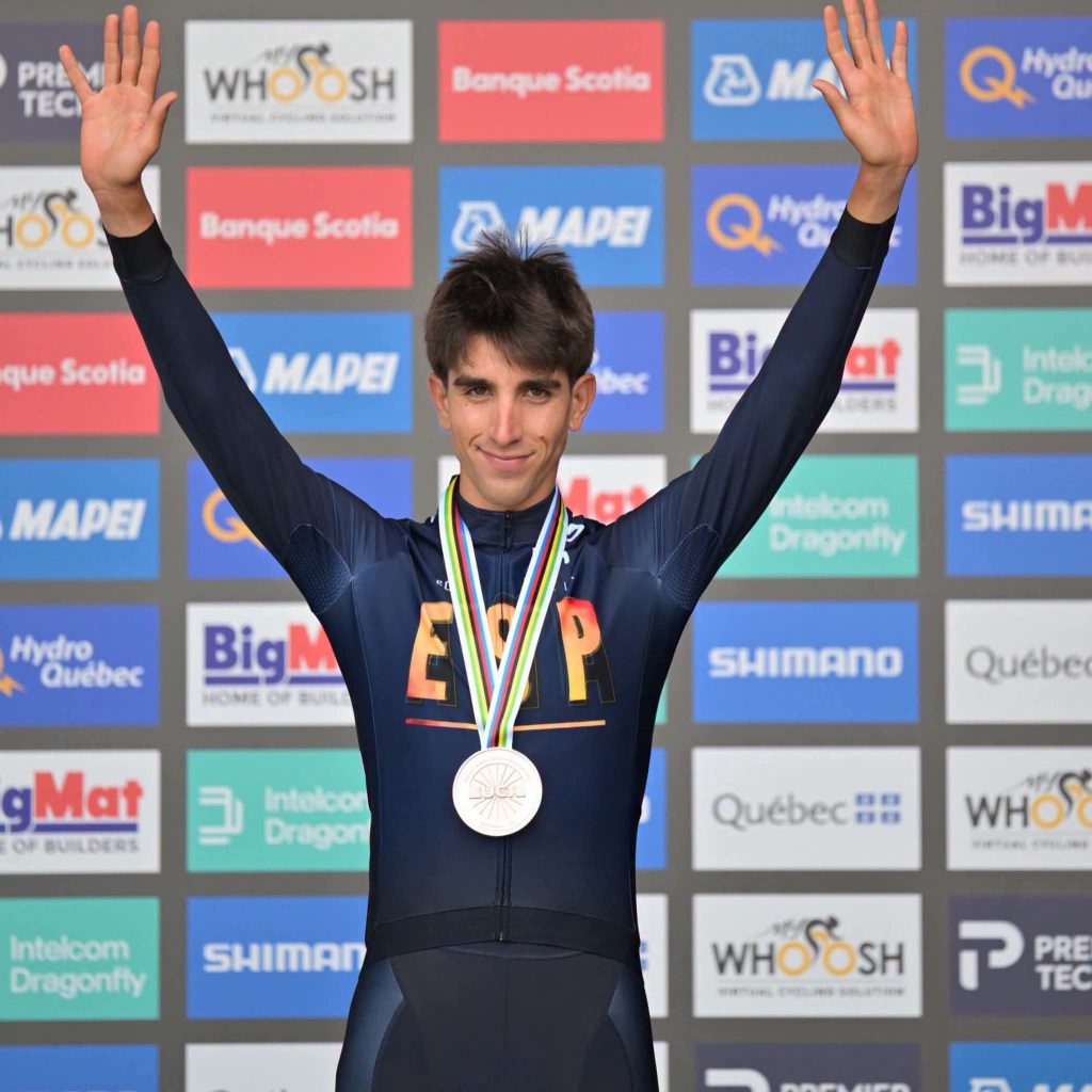 Héctor Álvarez se cuelga el bronce mundial sub-23 en la contrarreloj de Montreal 2026