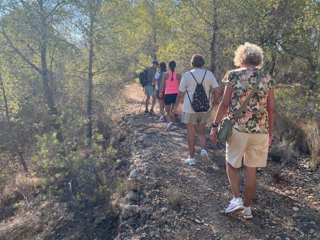 Los "Paseos Saludables" de La Nucía completan su segunda sesión en Pinar de Garaita