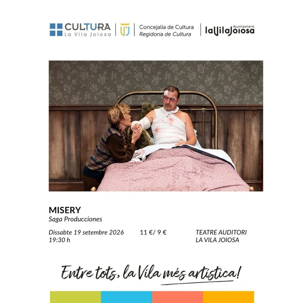 Villajoyosa abre el telón de su otoño cultural con una ambiciosa propuesta de teatro, ópera y cine