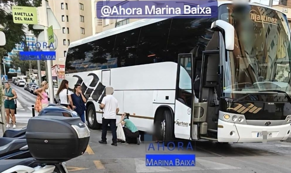 Muere turista autobús