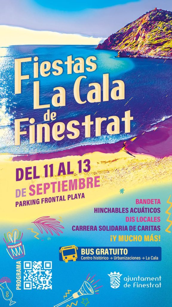 Fiestas de La Cala de Finestrat: programa y bus gratis 1