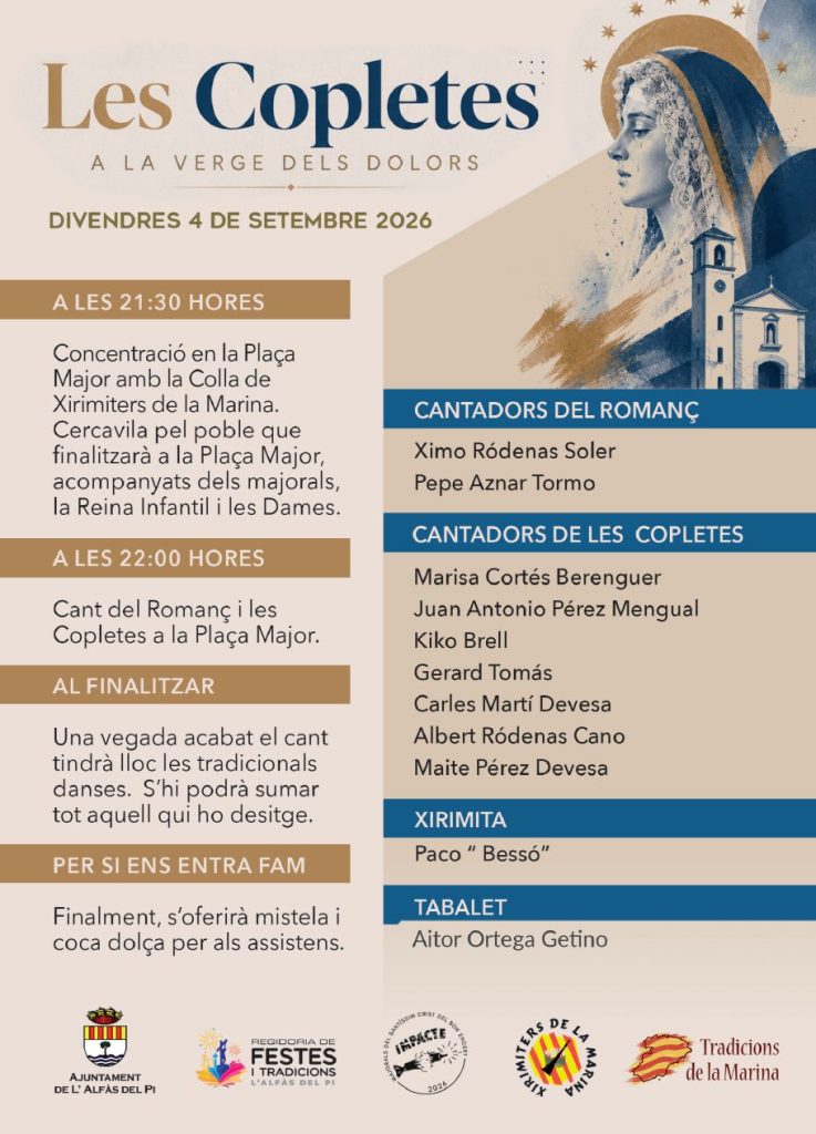 Les Copletes a la Verge dels Dolors