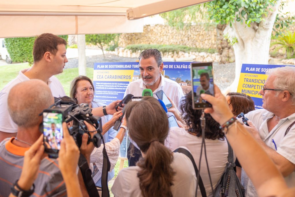L’Alfàs ejecuta 4,6 millones de fondos europeos en 26 actuaciones de sostenibilidad turística