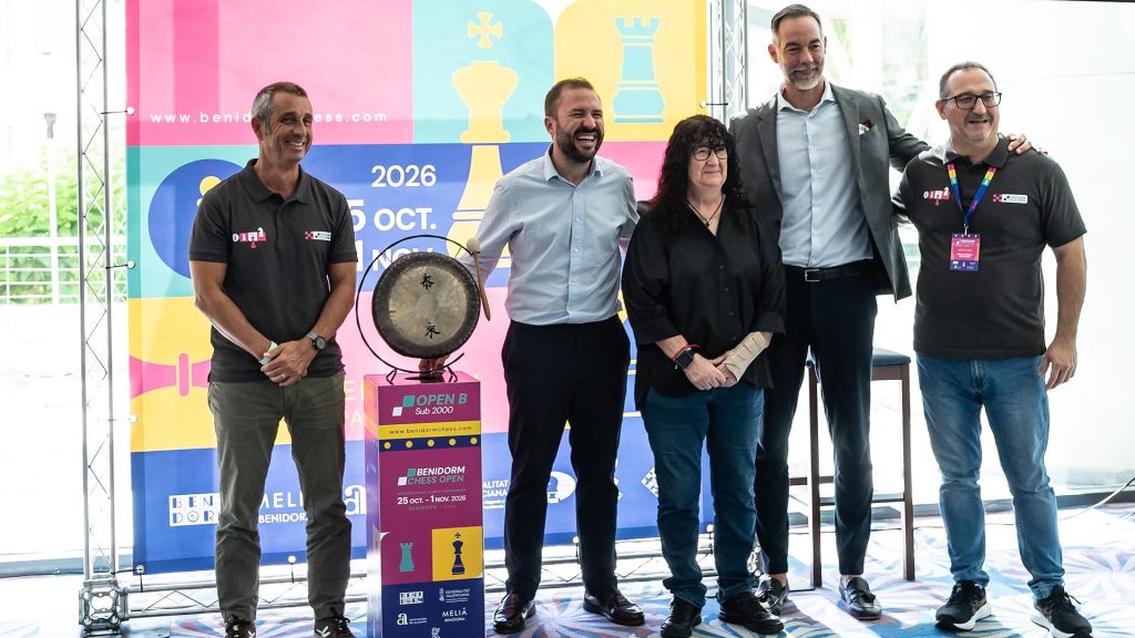 Benidorm Chess Open bate su récord histórico: más de 450 ajedrecistas de 34 países se dan cita en la ciudad