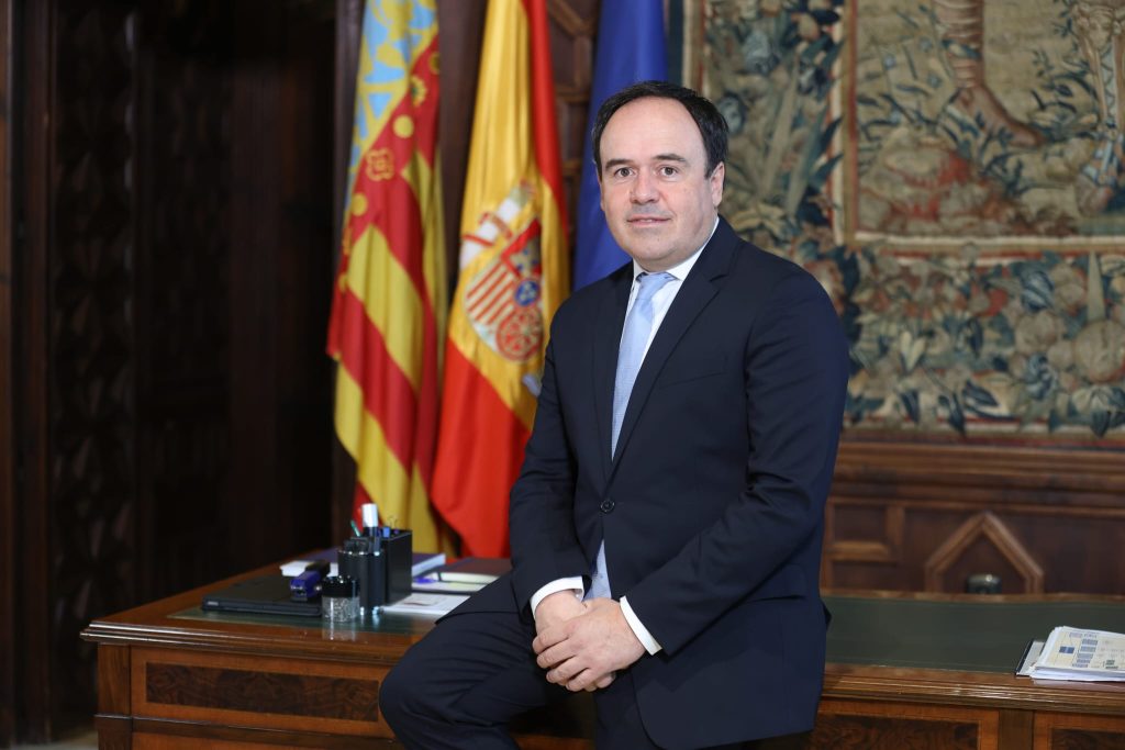 Juanfran Pérez Llorca President de la Generalitat Valenciana