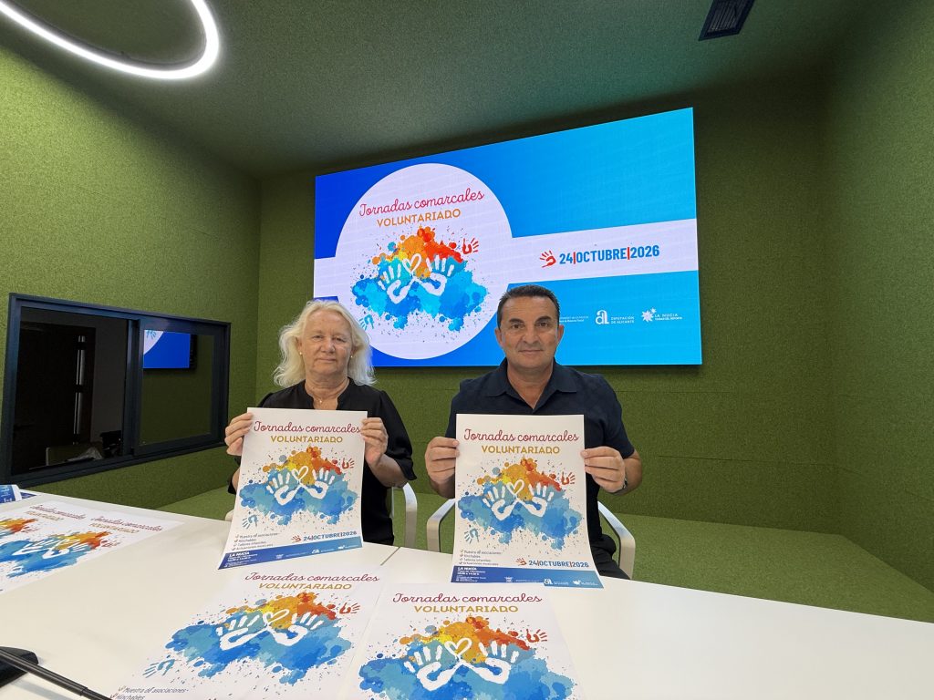 Presentación de las Jornadas Comarcales de Voluntariado en La Nucía.