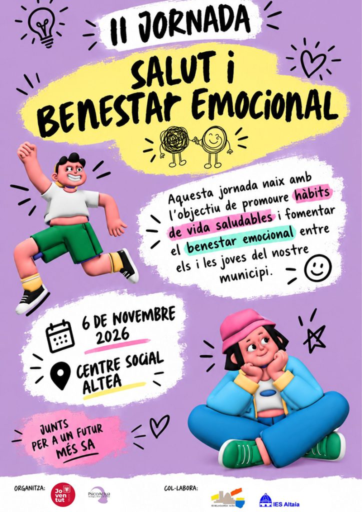 II Jornada de Salud y Bienestar Emocional en Altea: talleres y pautas para 200 alumnos de la ESO