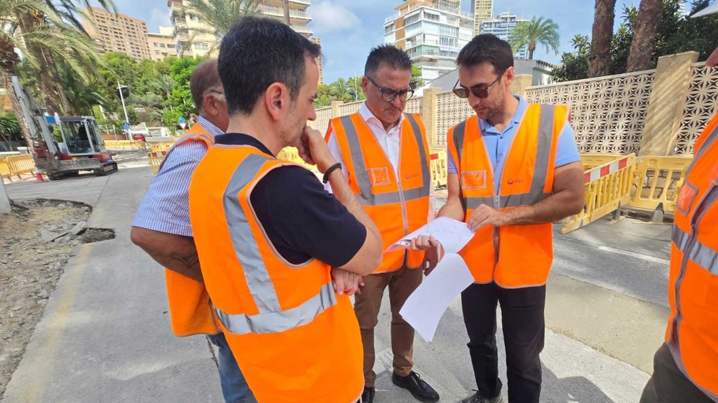 Benidorm invierte 260.000 € en renovar las infraestructuras hidráulicas de la calle Vinaroz